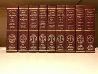 Exposition Of The Old & Testaments By John Gill – Complete 9 Volume Set (hb)