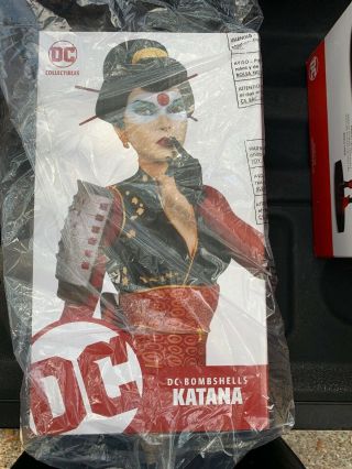 Dc Comics Dc Bombshells Katana Statue By Dc Collectibles -
