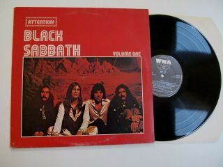 Black Sabbath - Attention Volume One Lp Vinyl Ex,  Rare Uk Best Of Album Vol 1
