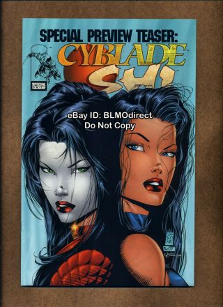 Cyblade / Shi 1 Preview Teaser Nm - 1st True App Witchblade Michael Turner