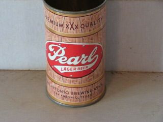 Pearl Lager.  Beer Stunning Inside.  Flat Top