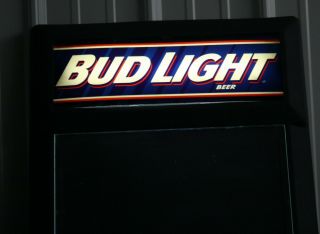 Bud Light Menu Light Up Board Bar Sign Dry Erase Neon Looking 29 
