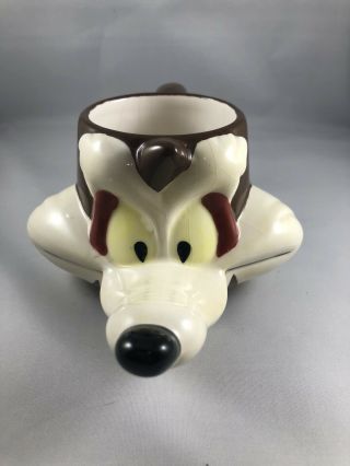 Wile E Coyote Looney Tunes Warner Bros 3d Ceramic Cup Mug / Star Line