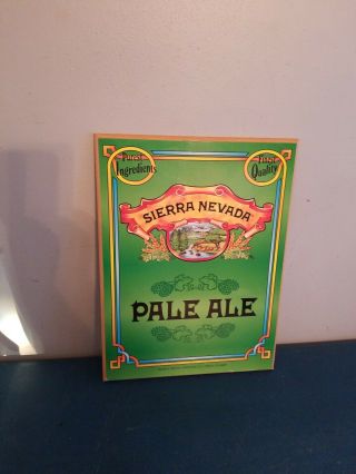 Sierra Nevada Pale Ale Beer Waterfall Trees Sign Brewing Co Chico Ca Rare