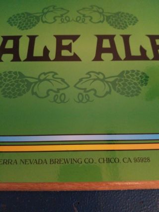 Sierra Nevada pale ale beer waterfall trees sign Brewing co chico ca rare 3