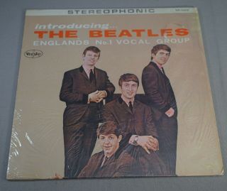 Vintage Introducing The Beatles - Vee Jay 33 1/3 Rpm Record Album