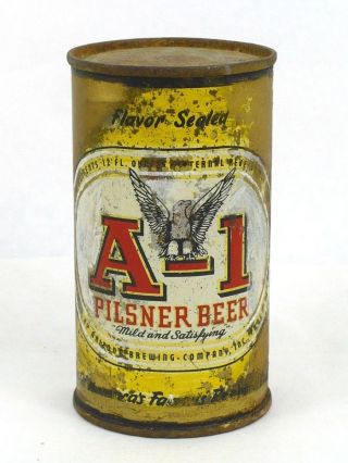 Scarce 1940s Arizona Phoenix A - 1 Beer Oi Irtp Can Tavern Trove