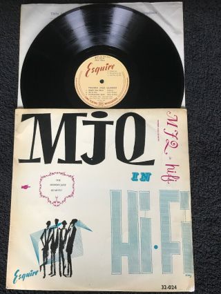 The Modern Jazz Quartet - Mjq In Hi - Fi Vinyl Lp Uk Esquire 32 - 024 Vg,  /vg,