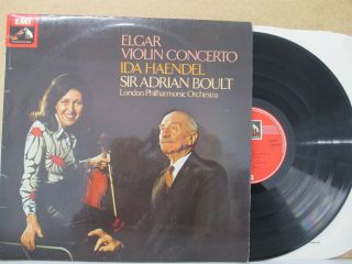 Asd 3598 Uk Stereo - Ida Haendel - Elgar Violin Concerto Boult Lpo Lp Ex,