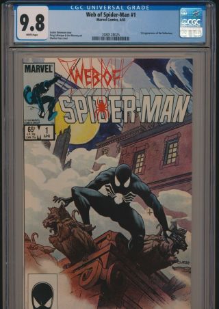 Marvel Web Of Spider - Man 1 1985 Cgc 9.  8 White Pages 1st Vulturions Appearance