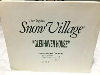Dept 56 Glenhaven House Victorian Christmas Snow Village