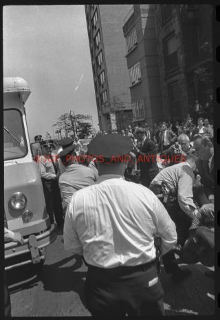 1960s Civil Rights Protest Chicago Police African American Black 35mm Negative