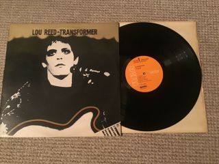 Lou Reed - Transformer Lp U.  S 1972 Orange Rca Press