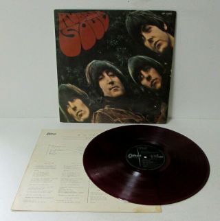 The Beatles / Rubber Soul / Odeon Op - 7450 / Japan Lp Red Vinyl D967