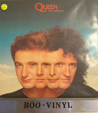 Queen - The Miracle Lp Album Vinyl Record Freddie Mercury 1989 A1 - B2 Vg,