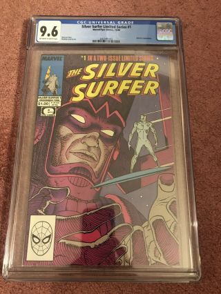 Silver Surfer 1 Moebius & Stan Lee Cgc 9.  6 Galactus Marvel Comics