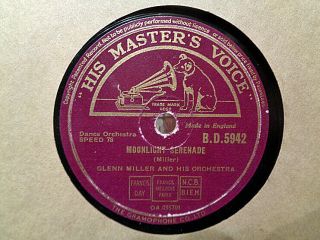 Glenn Miller - Moonlight Serenade / American Patrol 78 Rpm Disc