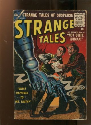 Strange Tales 49 (3.  0) Not Quite Human 1956