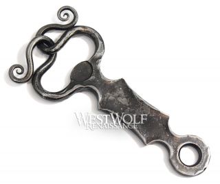 Hand - Forged Viking Bottle Opener - - Norse/celtic/medieval/pendant/iron/steel