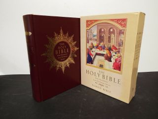 1996 Large Holy Bible With Color Illustrations From The Vatican Library