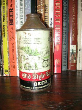 Old Style Lager 12oz Cone Top Beer Can Irtp