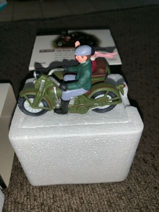 Dept 56 Christmas In The City Accessory 1930 Harley - Davidson Vl W/ Sidecar