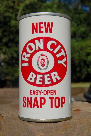 Eek - Ceptional 1962 First Generation Iron City Zip Tab Beer Can Ohio Tax Stamp