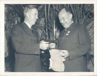 1940 Photo Politics Henry Wallace Claude Wickard Secretary Agriculture 7x9