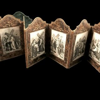 Antique Pocket Stations Of The Cross