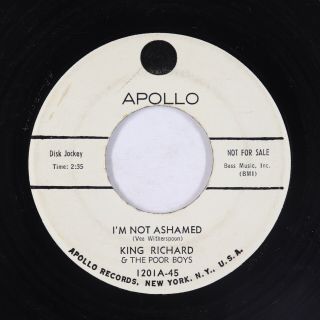 R&b/deep Soul 45 - King Richard & The Poor Boys - I 