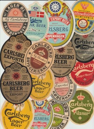 Denmark Beerlabels Carlsberg 100 Different