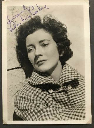 Authentic Valentina Cortese Signed In Person Autograph On B&w Photo 17cm X 12.  5