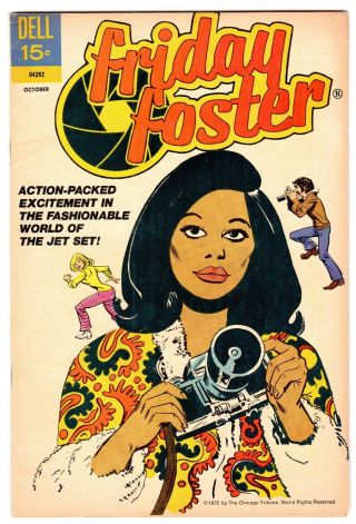 Friday Foster 1 1st Female African - American Title Fine - (5.  5) Scarce Dell