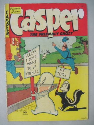 Casper The Friendly Ghost 2 February 1950 Harvey Comics Paramount Pictures