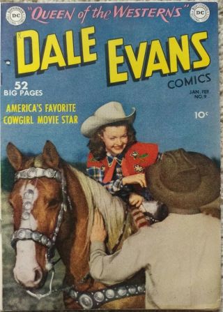Dale Evans Comics 9 Fn/vf 7.  0 Dc 1 - 2/1950