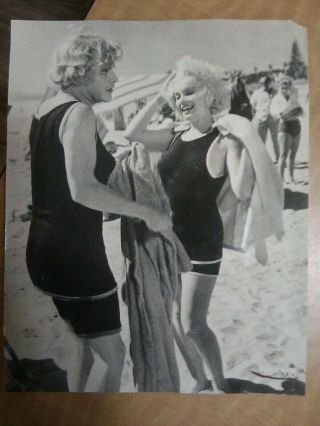 Vintage Photo Of Marilyn Monroe 1959 Gelatin Silver