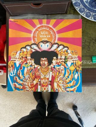 Rare Jimi Hendrix Axis: Bold As Love & Are You Experienced Vinyl Lp Albums.