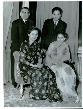 Vintage Photograph Of Nepal London Ambassador General Shanker January Shamsher B
