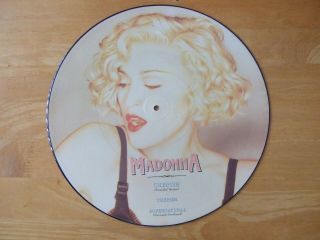 Madonna Cherish 12 " Vinyl Single Picture Disc W2883tp Wea Records 1989 Vgc