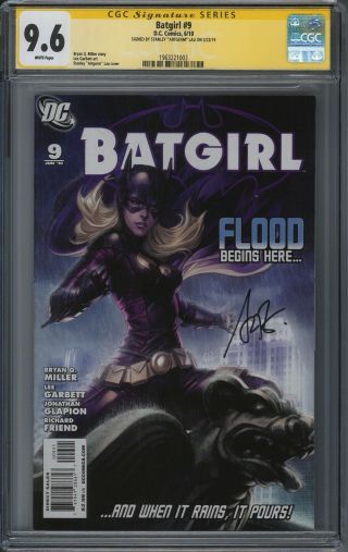 Batgirl (2009) 9 Cgc Ss 9.  6 Signed By Stanley " Artgerm " Lau Dc Comics,  Batman