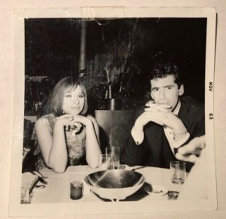 Photo By Irv Steinberg Barbra Streisand & Elliot Gould 1963