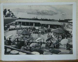 1940 - 50 Hong Kong Playground Black & White Real Photo