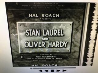16mm Film,  2 Laurel And Hardy Films,  Dirty Work And Brats