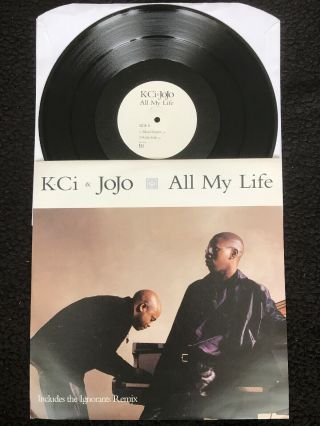 K - Ci & Jojo - All My Life (album,  Radio,  Ignorants Remixes) 4 Track 12  Vinyl