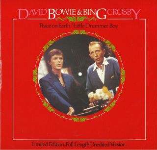 David Bowie Bing Crosby 12 " Inch Single Little Drummer Boy / Peace On Earth