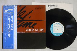 Anthony Williams Life Time Blue Note Gxk 8026 Japan Obi Vinyl Lp