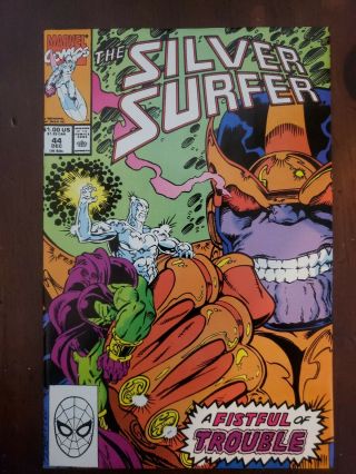 Silver Surfer 44 (9.  4) 1990 (ron Lim) Marvel