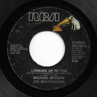 Modern Soul 45 Michael Wycoff Looking Up To You/love Is So Easy Hear Rca Samples