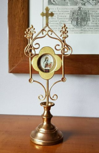 378) Reliquary Important Relic Of St Therese Of Lisieux Teresa A Jesu In