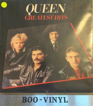 Queen - Greatest Hits Lp Album Vinyl Record Freddie Mercury 1981 Ex Con